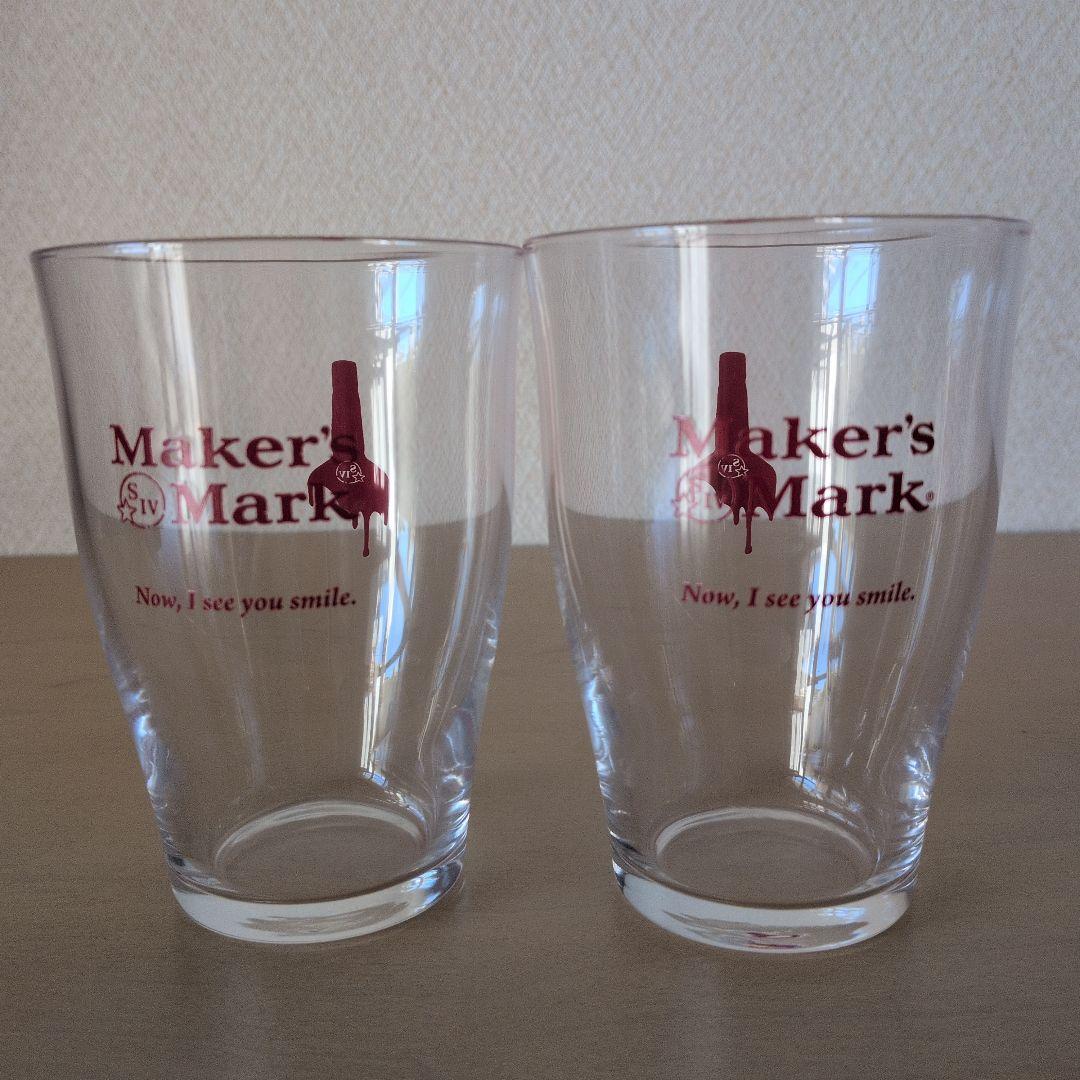 Maker's Mark ウイスキー 700ml オリジナルグラス付き　2本