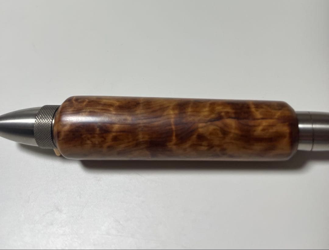 木軸ボールペン　屋久杉　金蘭杢　パトリオット 新春セール