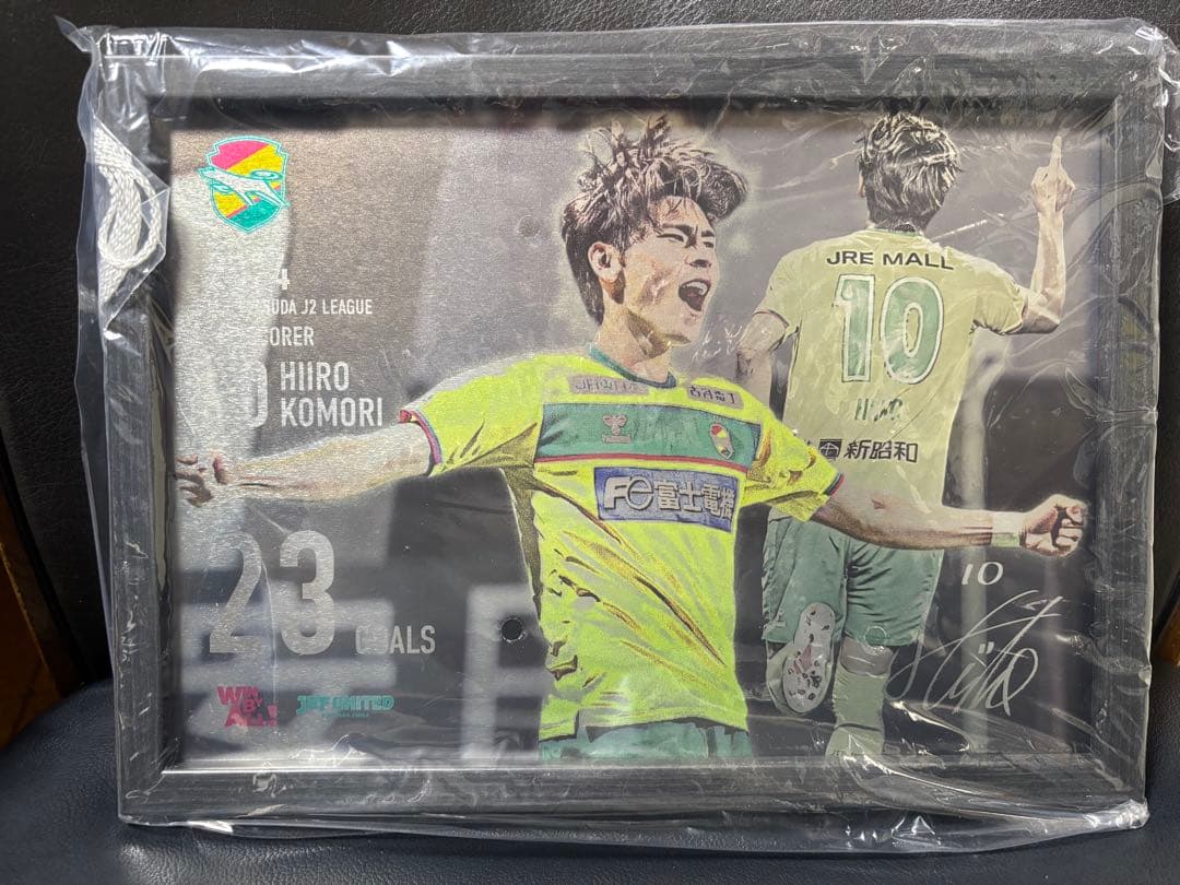 小森飛絢選手　J2得点王記念メタルグラフィ