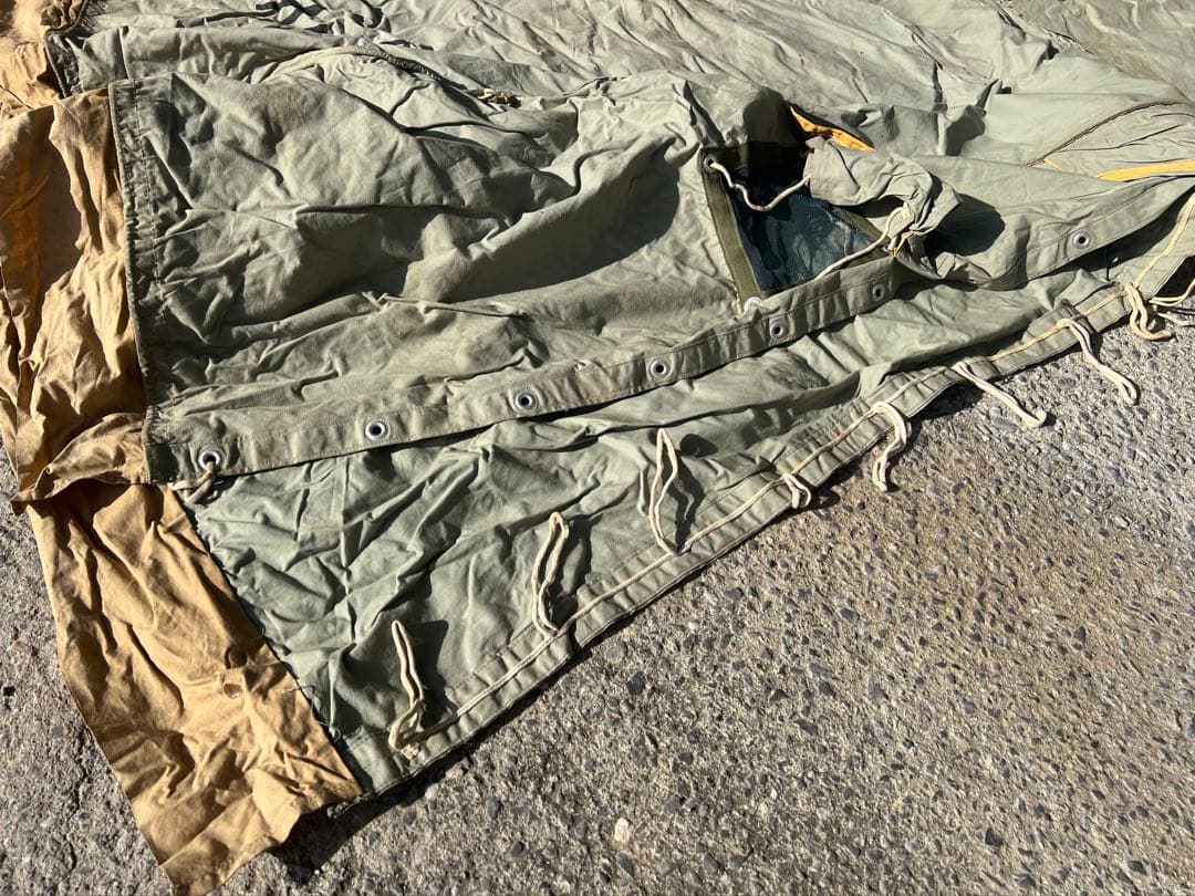 テント　シェルター　アンティーク　昭和レトロ　古道具　コレクション