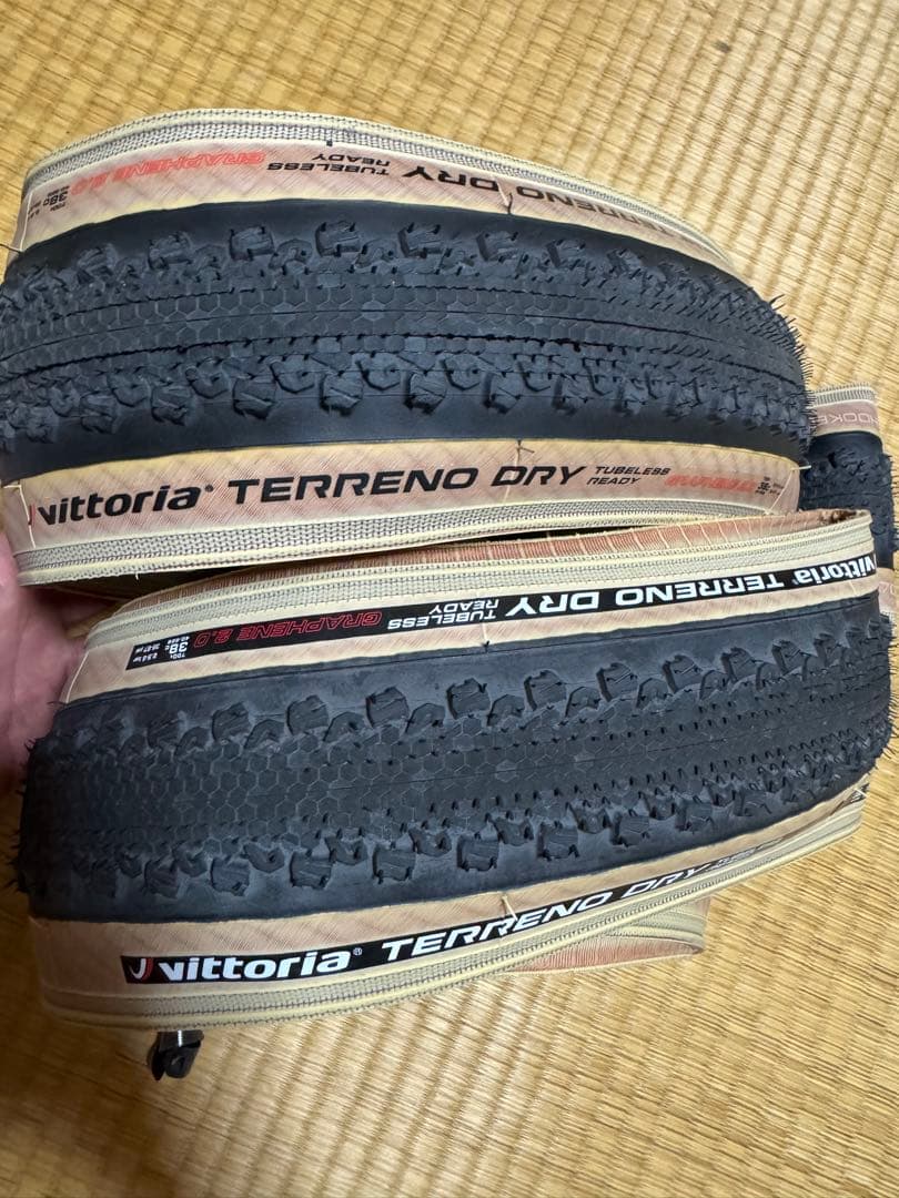Vittoria Terreno Dry 700×38c チューブレス　新車外し