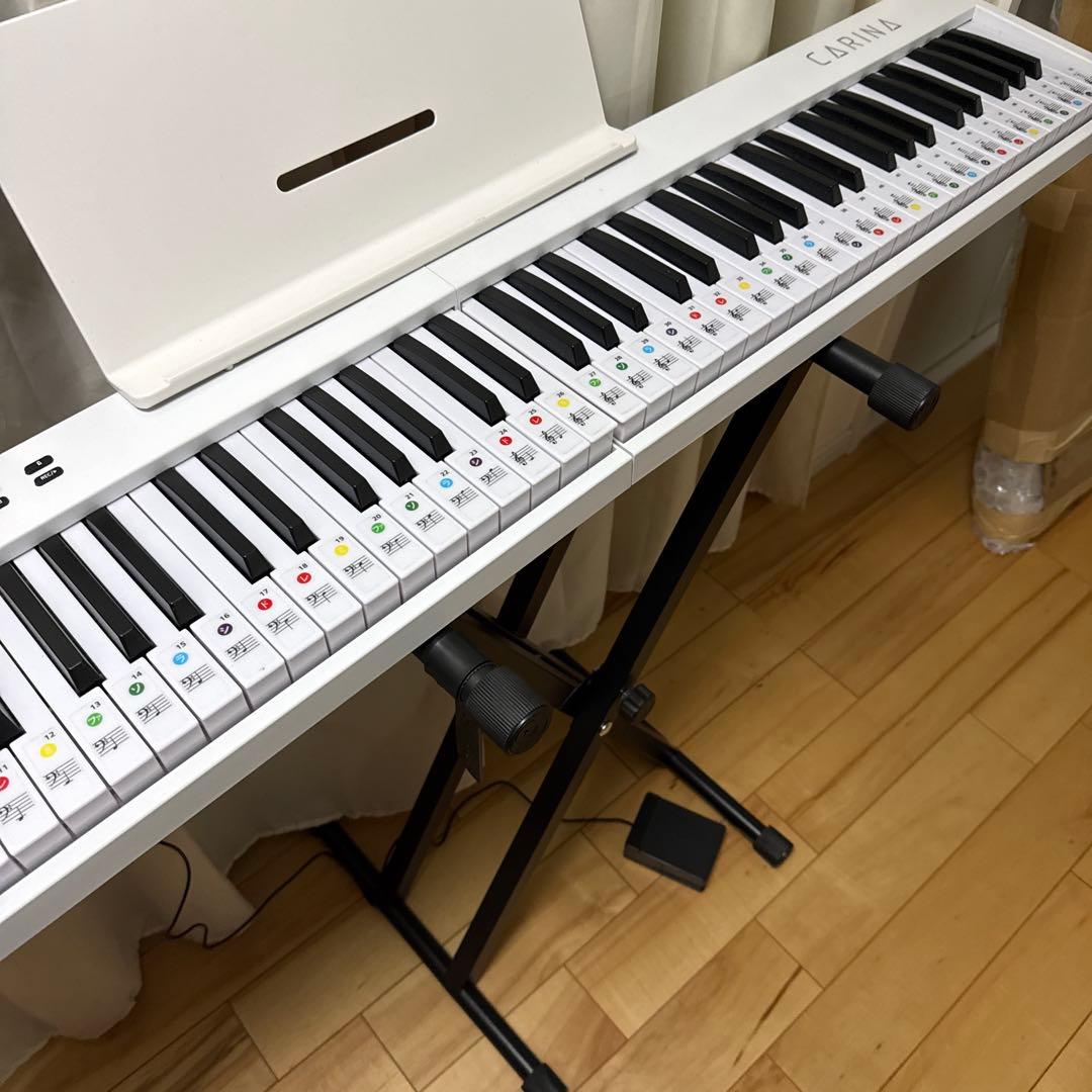 CARINA 電子ピアノ　ペダル、スタンド付き