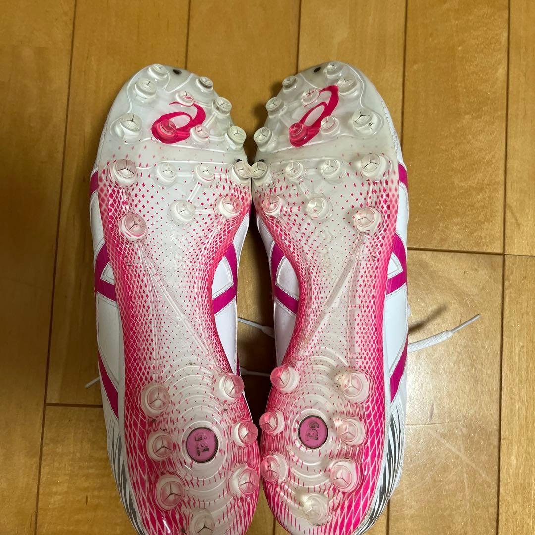 アシックスDSライトAG L.E. ホワイト×ピンク