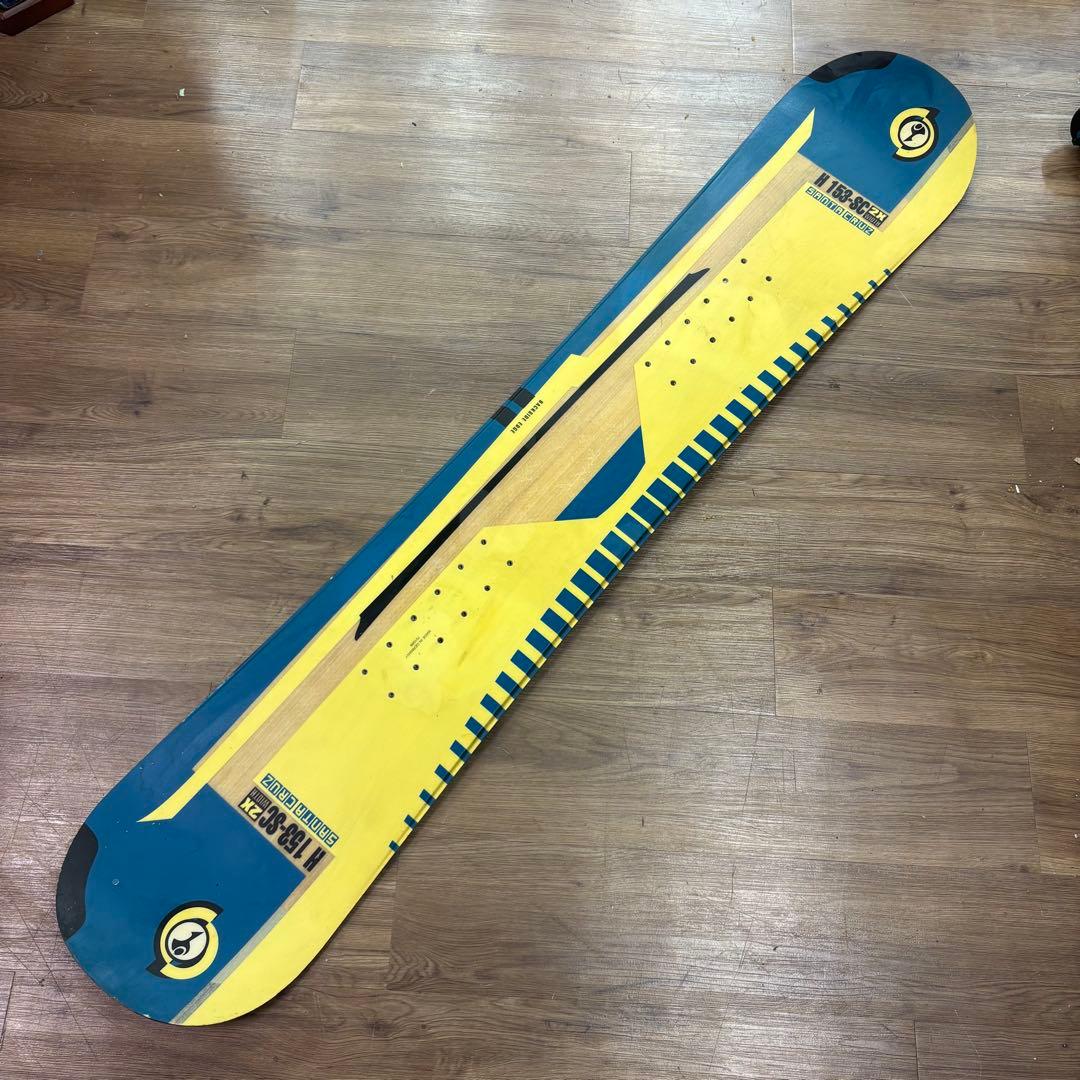 サンタクルーズ 153cm ワイド スノーボード 板 パウダー フリーライド