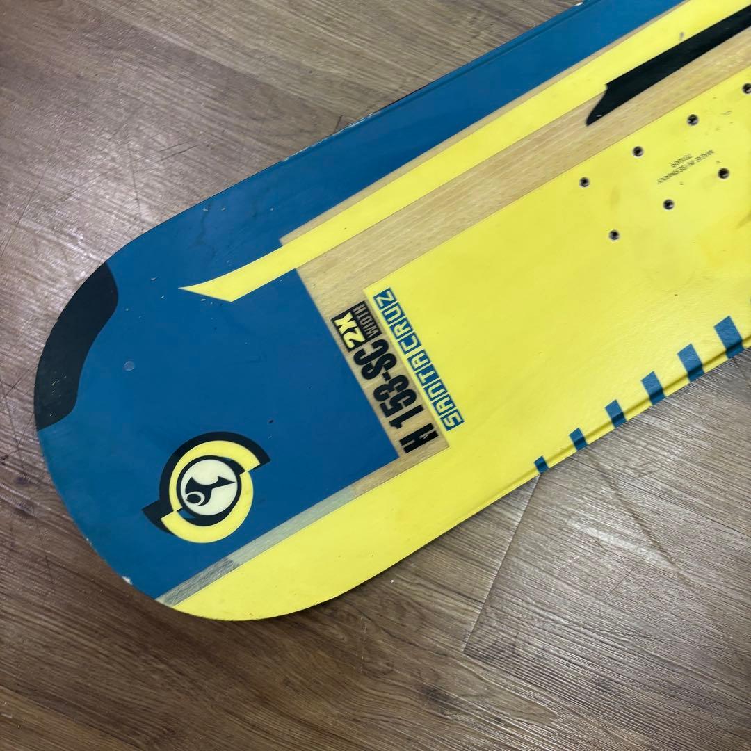 サンタクルーズ 153cm ワイド スノーボード 板 パウダー フリーライド