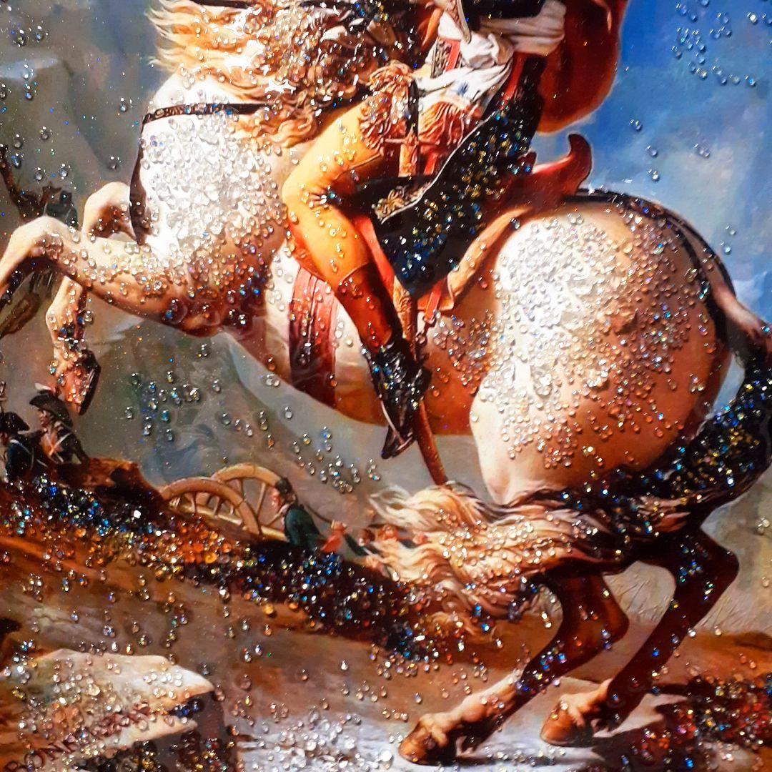 輸入雑貨　天然石　『ベルナール峠からアルプスを越えるボナパルト』　ナポレオン