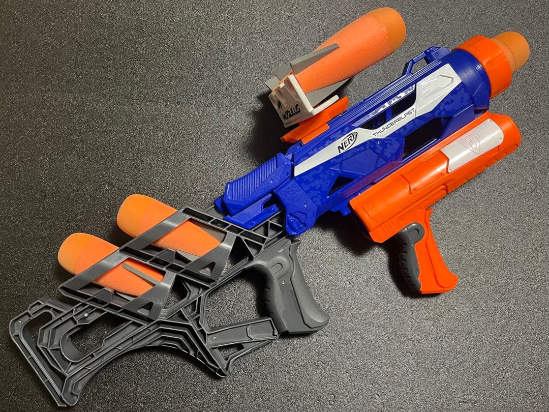 ナーフ サンダーブラスト ThunderBlast ＆ミサイルホルダー セット