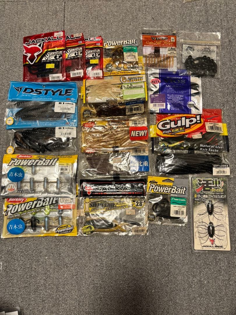 ソフトルアー ワーム まとめ売り バス釣り