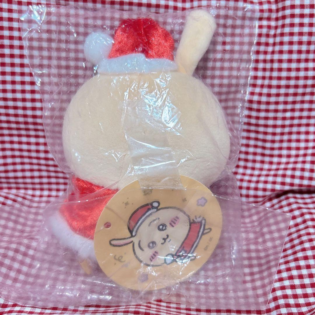 【お顔厳選.新品.未開封】♡サンタさんだ！持ちますマスコット　うさぎ♡