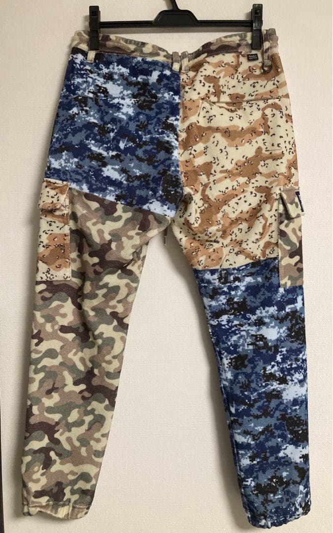 新品　パーリーゲイツ マルチ カモフラ プリント ダブルラッセル ジョガーパンツ