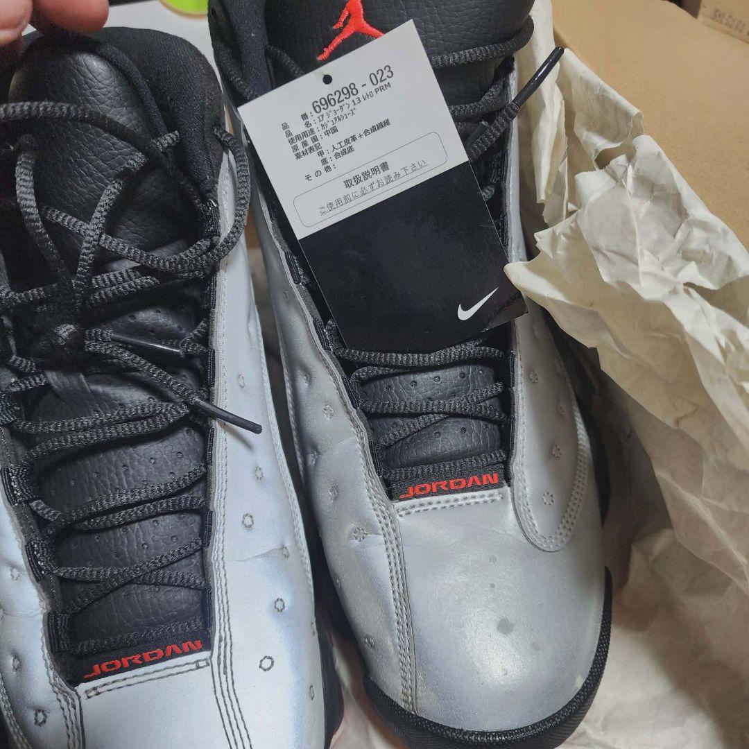 Air Jordan 13 Retro グレー/ブラック/レッド 10