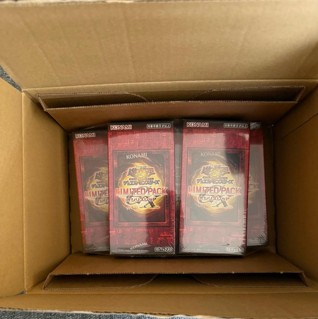 遊戯王　LIMITED PACK　オシリスレッド　新品未開封 　5BOX