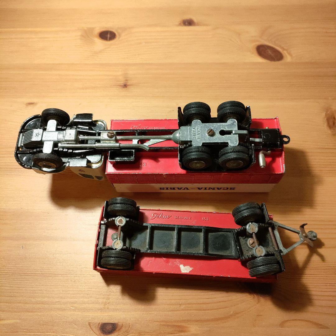 （2109）　Tekno　No.451　452　デンマーク製　トレーラー　ワゴン