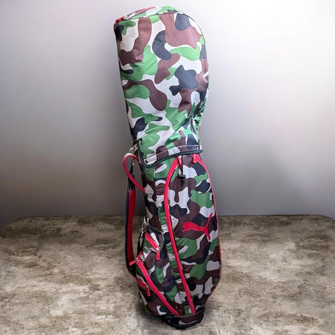 大人気‼️プーマ　迷彩 ゴルフキャディバッグ　キャディバック　ユニセックス