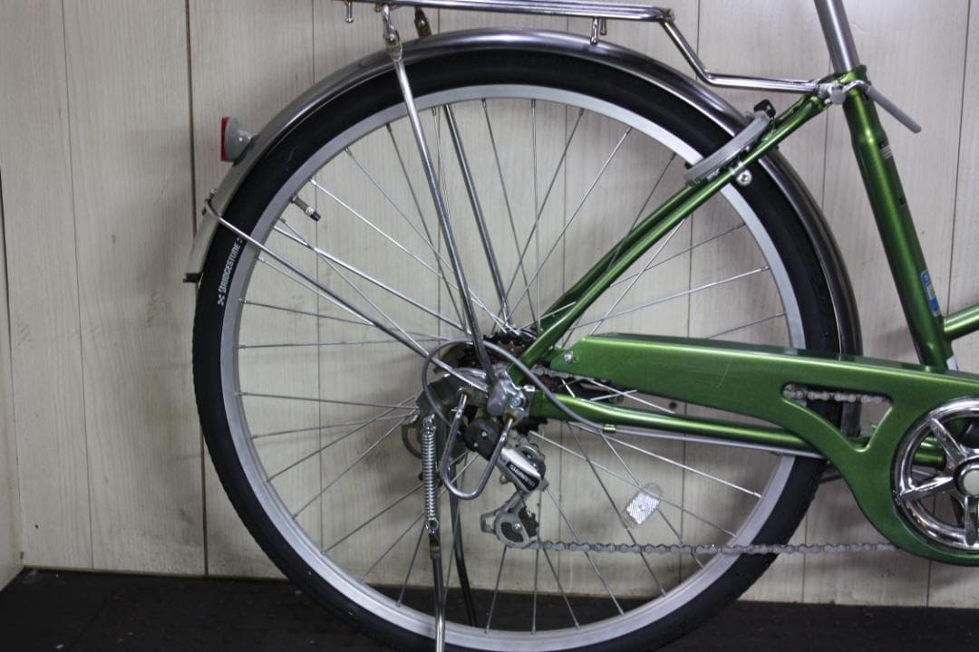 あさひ製カジュリーリラックス 26インチ シマノ6速 LED 軽快シティークロス