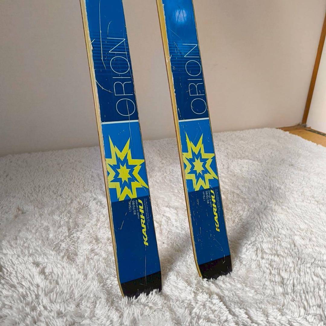 KARHU カルフ ORION スキー板 175cm ビンディング付き