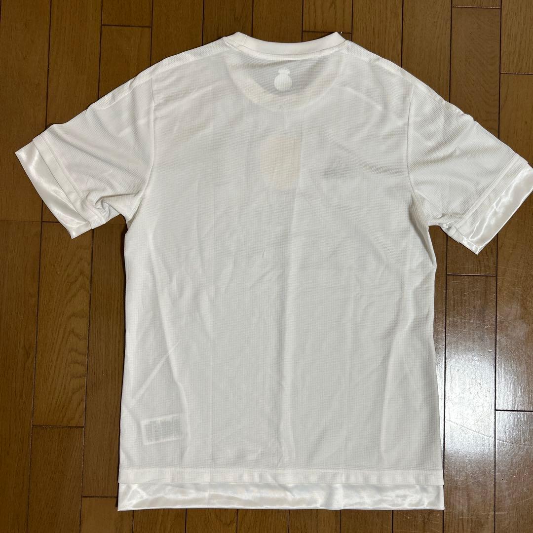 希少 レアル・マドリード 金ワッペン RMCF メッシュ切替 M スペイン購入