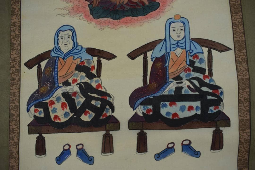 作者不詳/天台宗仏事掛/掛軸☆宝船☆Z-608