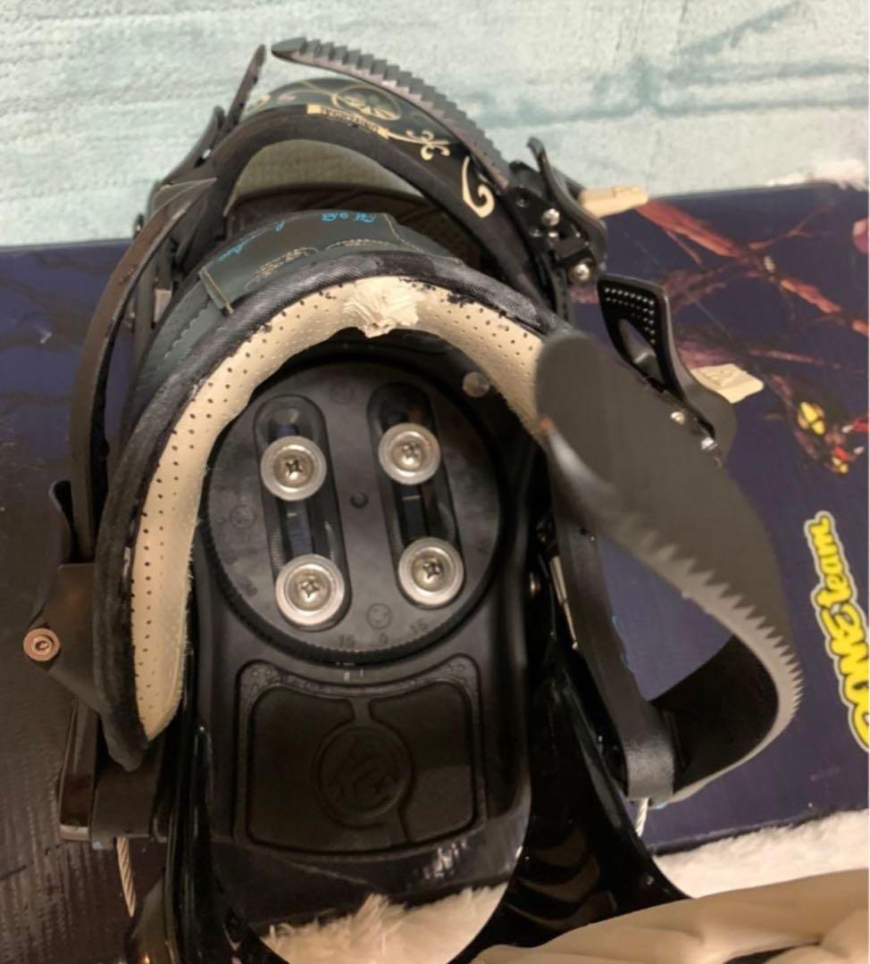 K2 スノーボード ビンディングのみ 黒　2個セット　女性用