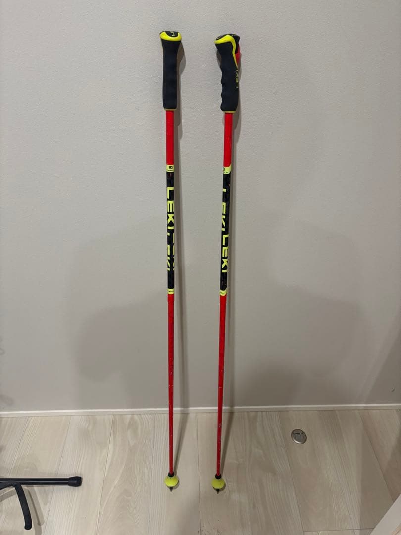 LEKI スキー ストック カーボン125cm