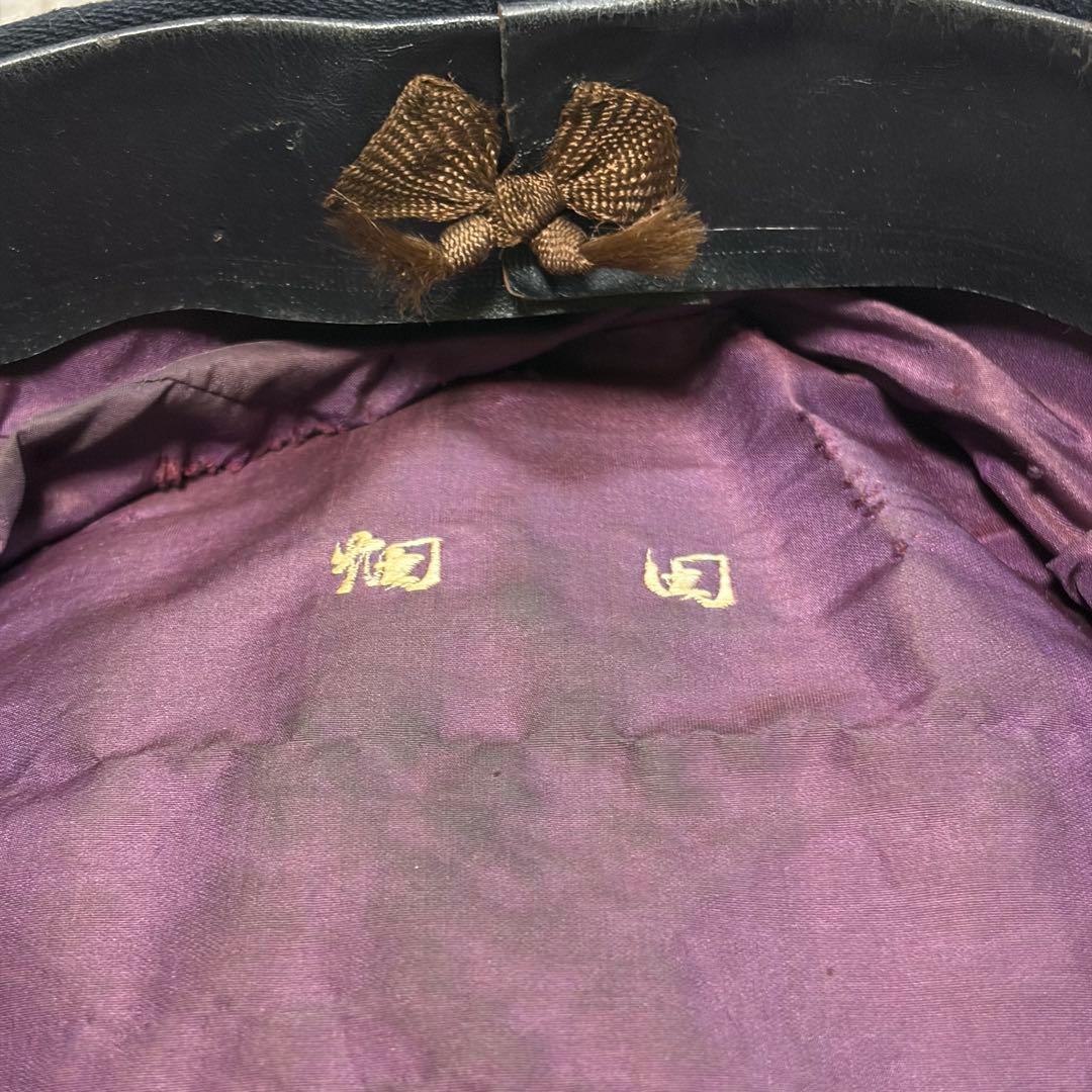 当時物　旧日本帝国海軍　制帽　帽子　軍帽　ネーム入り ミリタリー　箱付