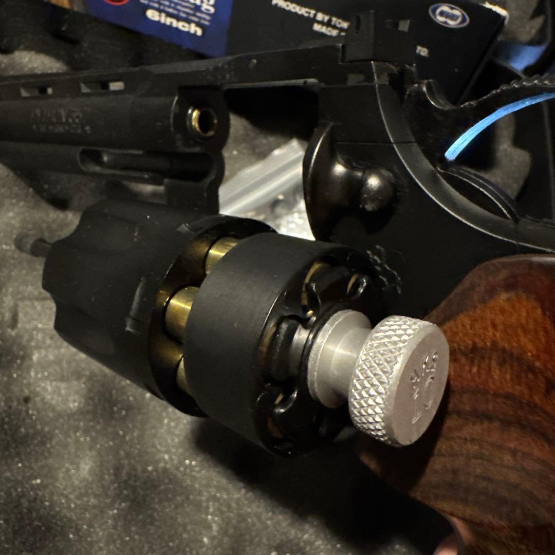 アルタモント 東京マルイ 木製グリップ コルトパイソン 6インチ