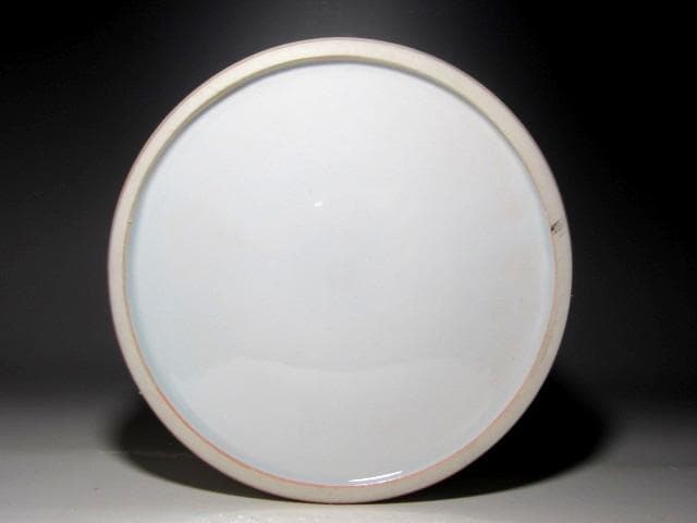 人間国宝　十三代酒井田柿右衛門　錦花鳥文水指　裏千家鵬雲斎花押ｋ13