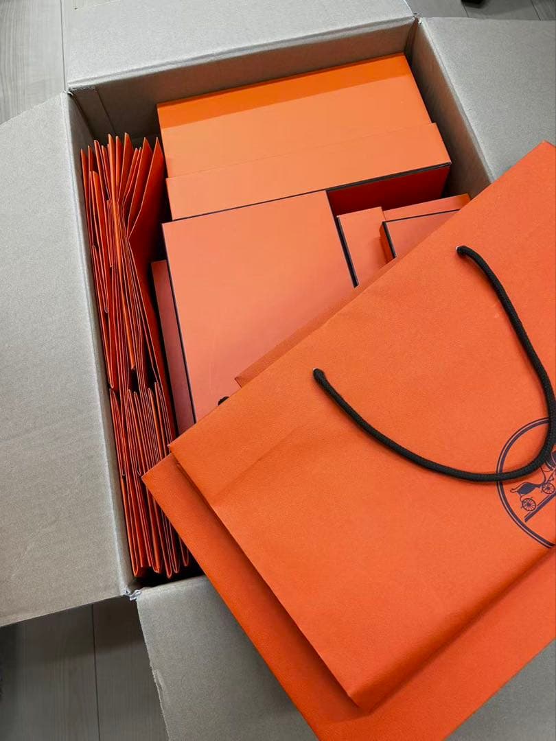 HERMES　エルメス　空箱　バーキン30一個，ガーデンパーティー30一個他多数
