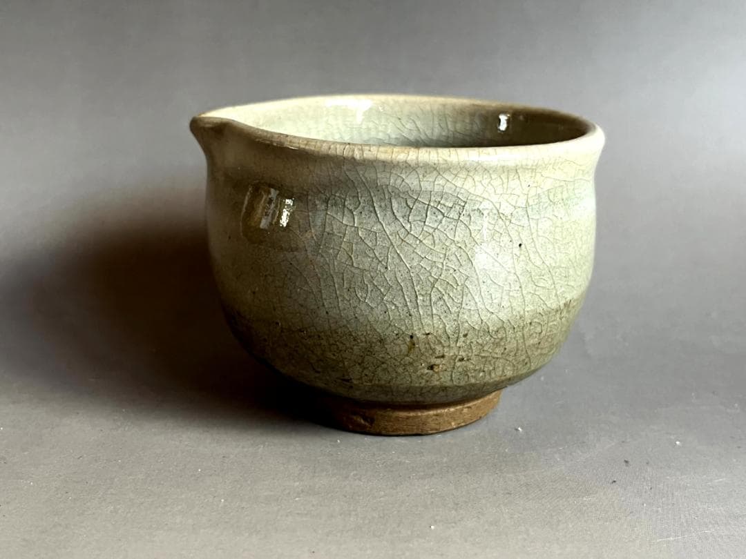 片口■古唐津 江戸期 酒器 古唐津超名品 ぐい飲み 時代物 骨董品 希少■