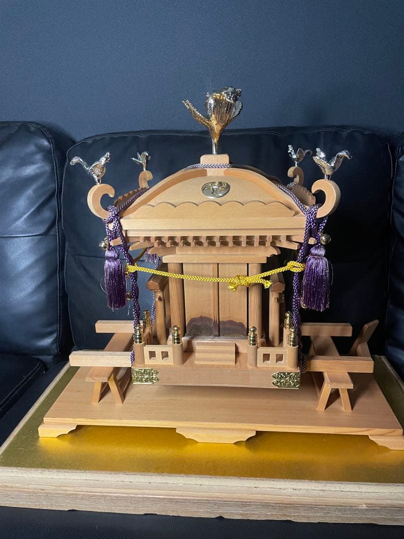 神輿型 置時計　装飾時計　御神輿　希少　動作未確認　喜好作