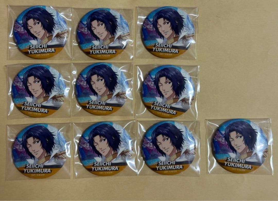 テニスの王子様 幸村 缶バッジ ホログラム グリッター テニラビ 1周年 ③