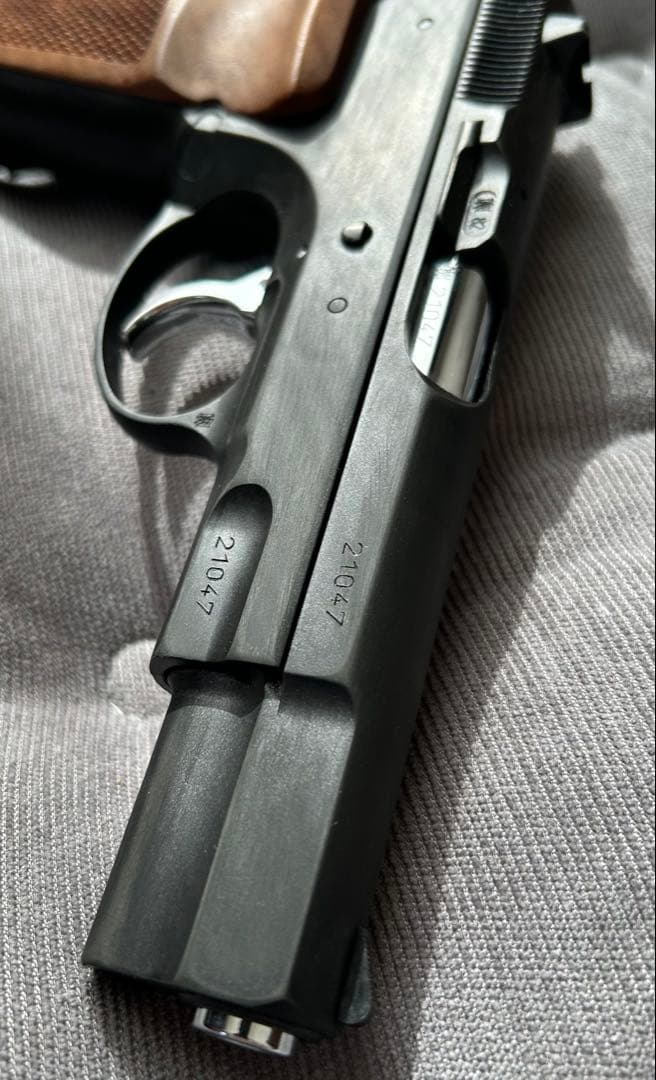 【KSC】Cz75 2nd HW system7 ＋木製グリップ【汚しver】