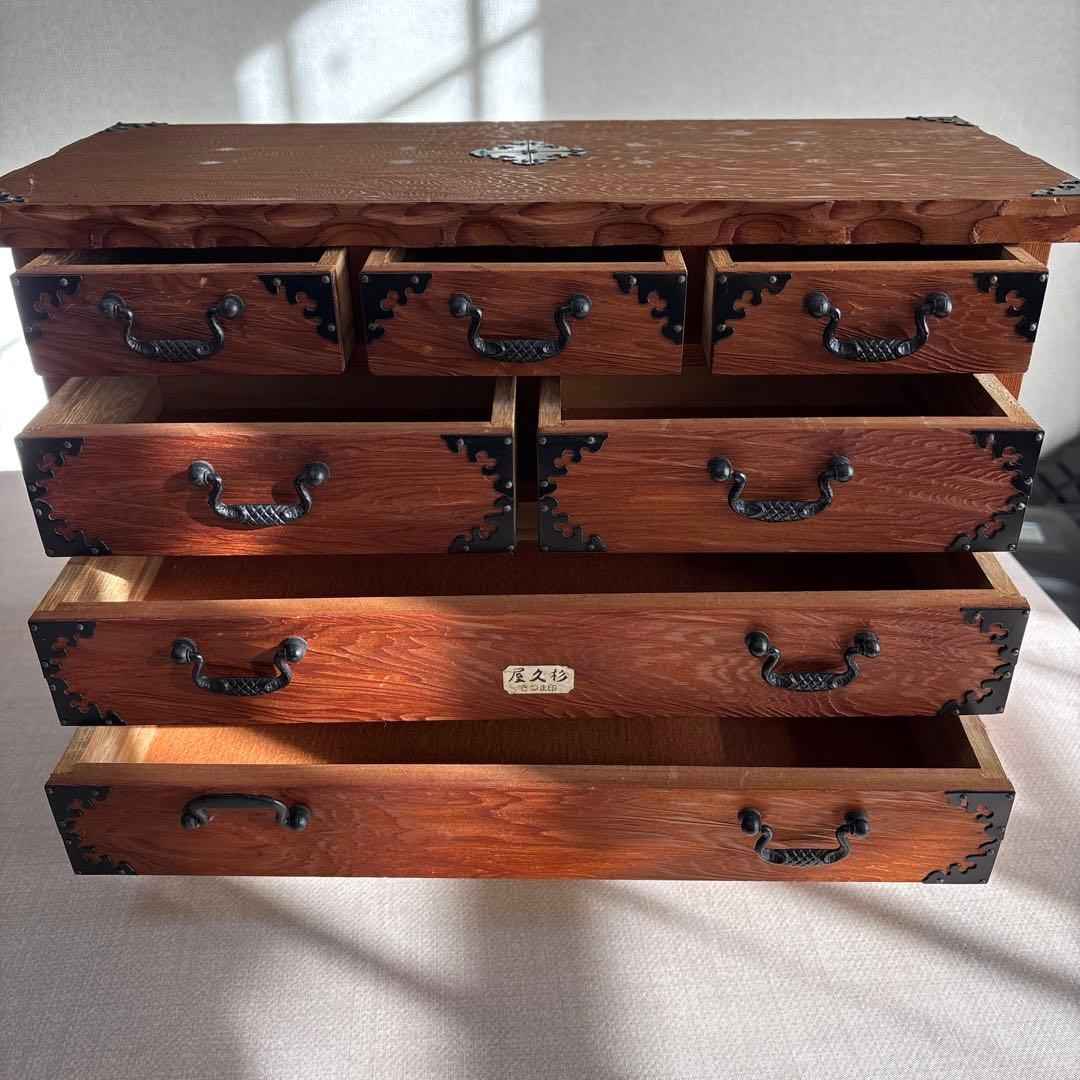 屋久杉　さつま印　小物入れ