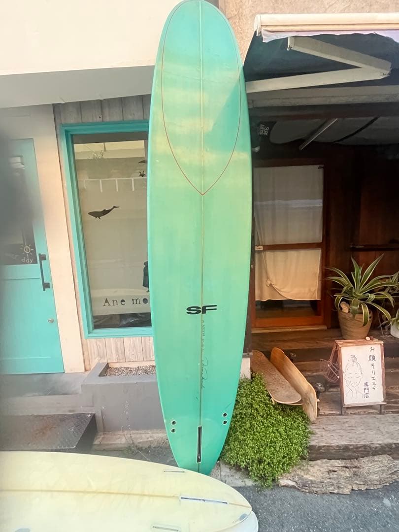 SFサーフボード マメ増田さんハンドシエープ9.5ロングボード
