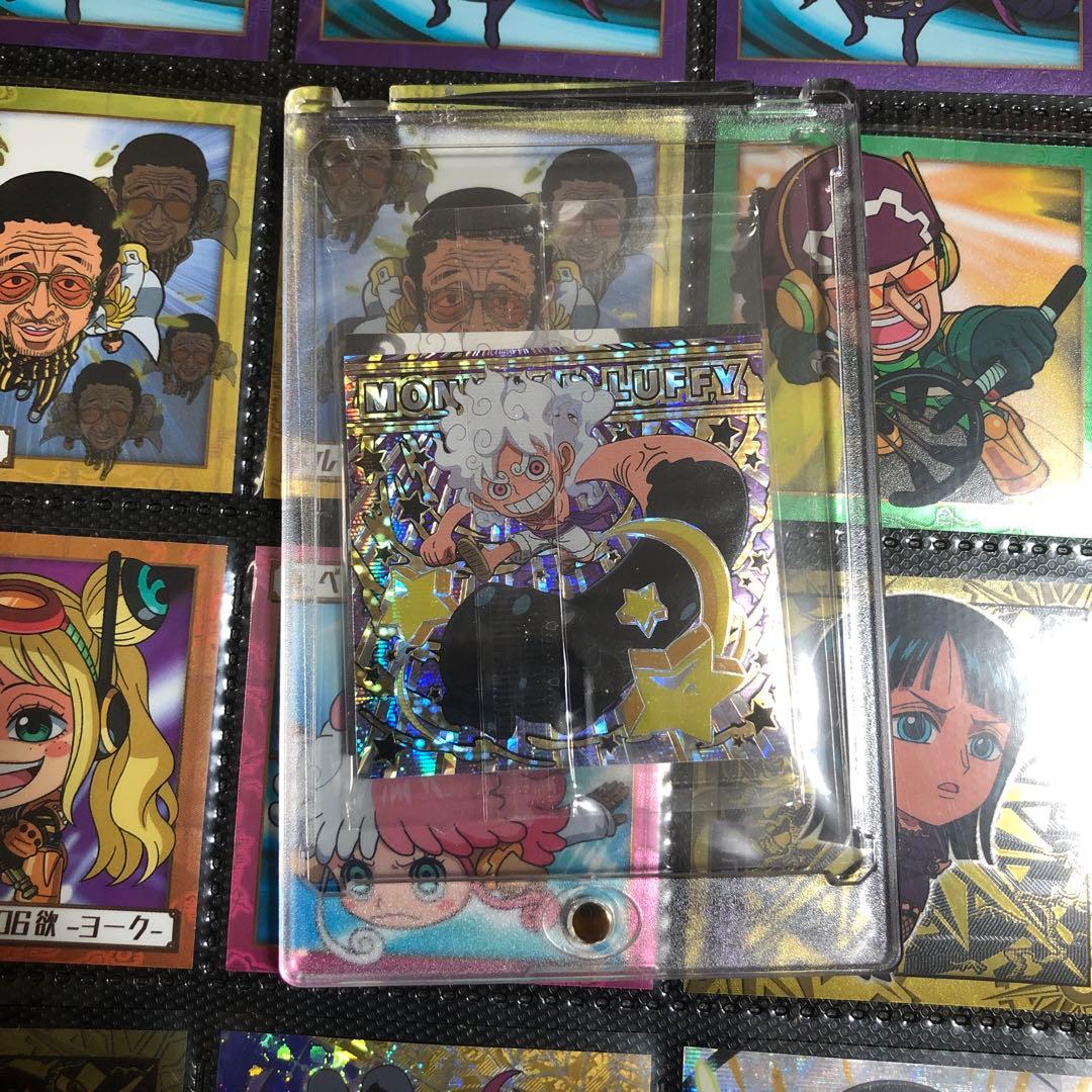 ワンピースウエハース LOG12ゴールドパラ レル USGR ニカルフィ表裏