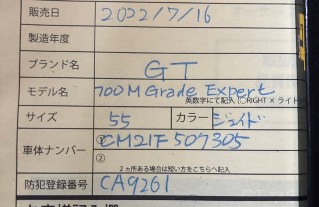 GT 700M Grade Expert 55 ジェイド