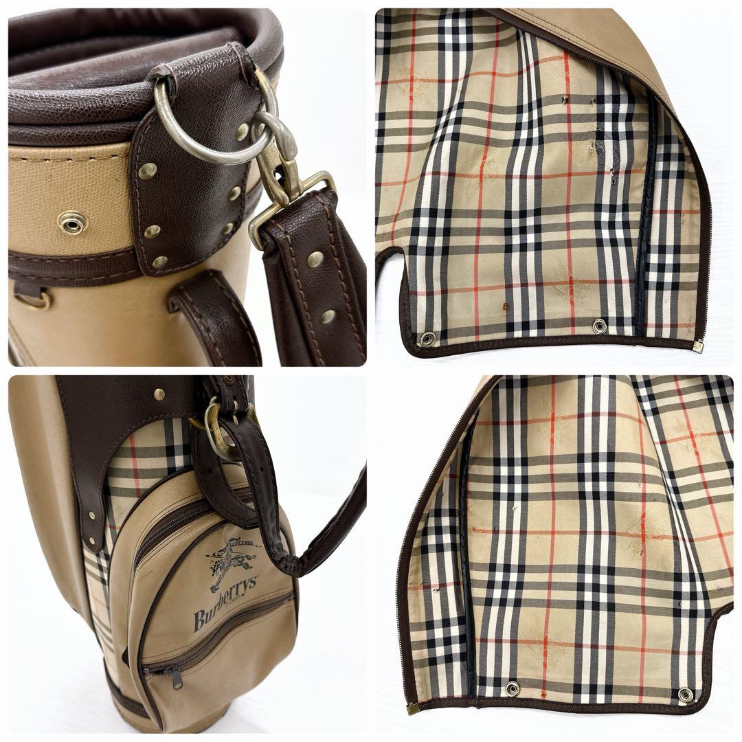 BURBERRYS バーバリー キャディバッグ ゴルフバッグ 7.5型 カート式