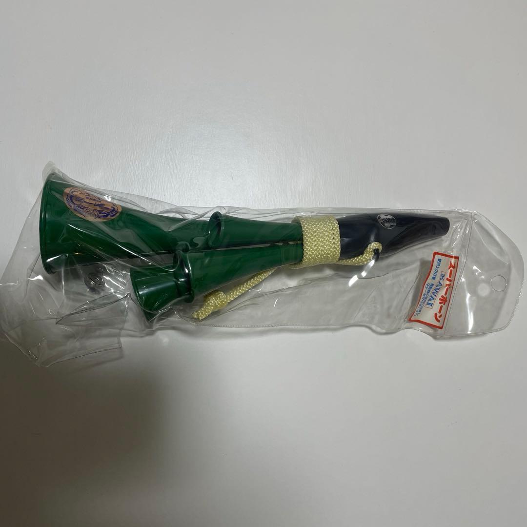 応援用４連ホーンホイッスル（緑・黒）