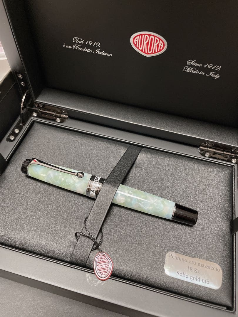 更に万年筆のみお値下げ!!アウロラAURORAOPTIM限定86ルーチェヴェルデ
