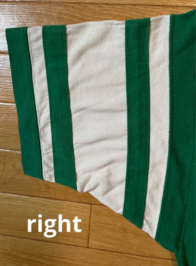 80's USA Champion トリコタグ フットボールTシャツ　L