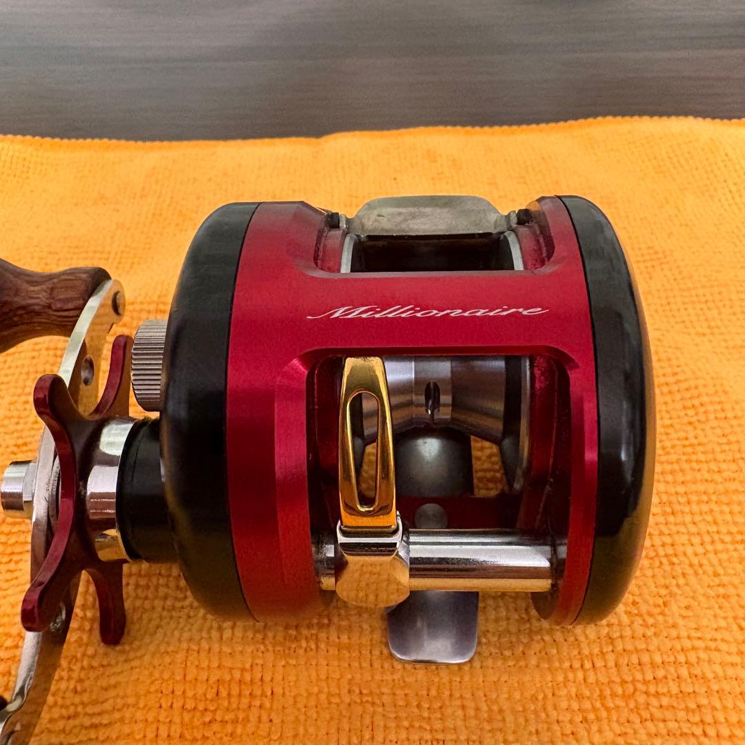 ☆激レア品☆ダイワ　ミリオネアSW203 日本製　　レア物ウッドハンドル付き