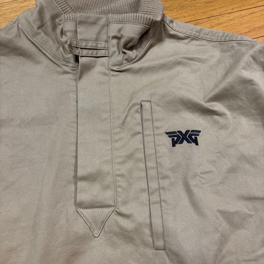 PXG ベージュ ハーフジップ ジャケット　XL