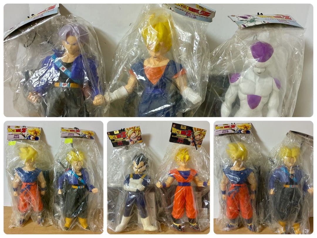 ドラゴンボール　ゼット　ビッグサイズソフビフィギュア　トランクス　悟空　フリーザ