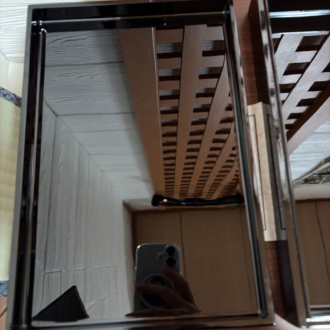 新品 紀州塗 硯箱 山水 高級漆器