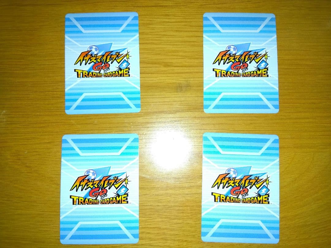 リ*オ様 イナズマイレブンGO　TCG 菜花黄名子トレーディングカード4枚セット