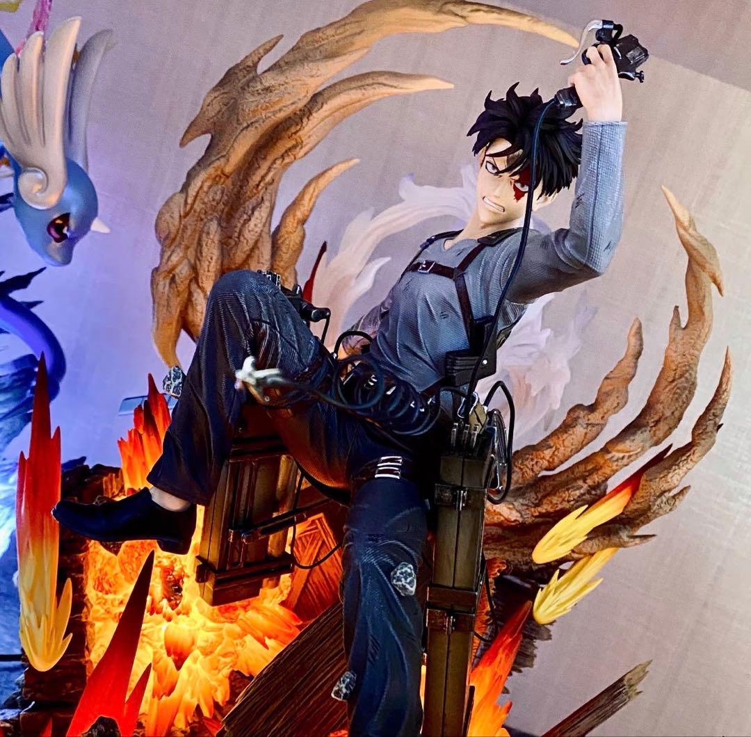 進撃の巨人 ① リヴァイ·アッカーマン ガレージキット ガレキ スタチュー