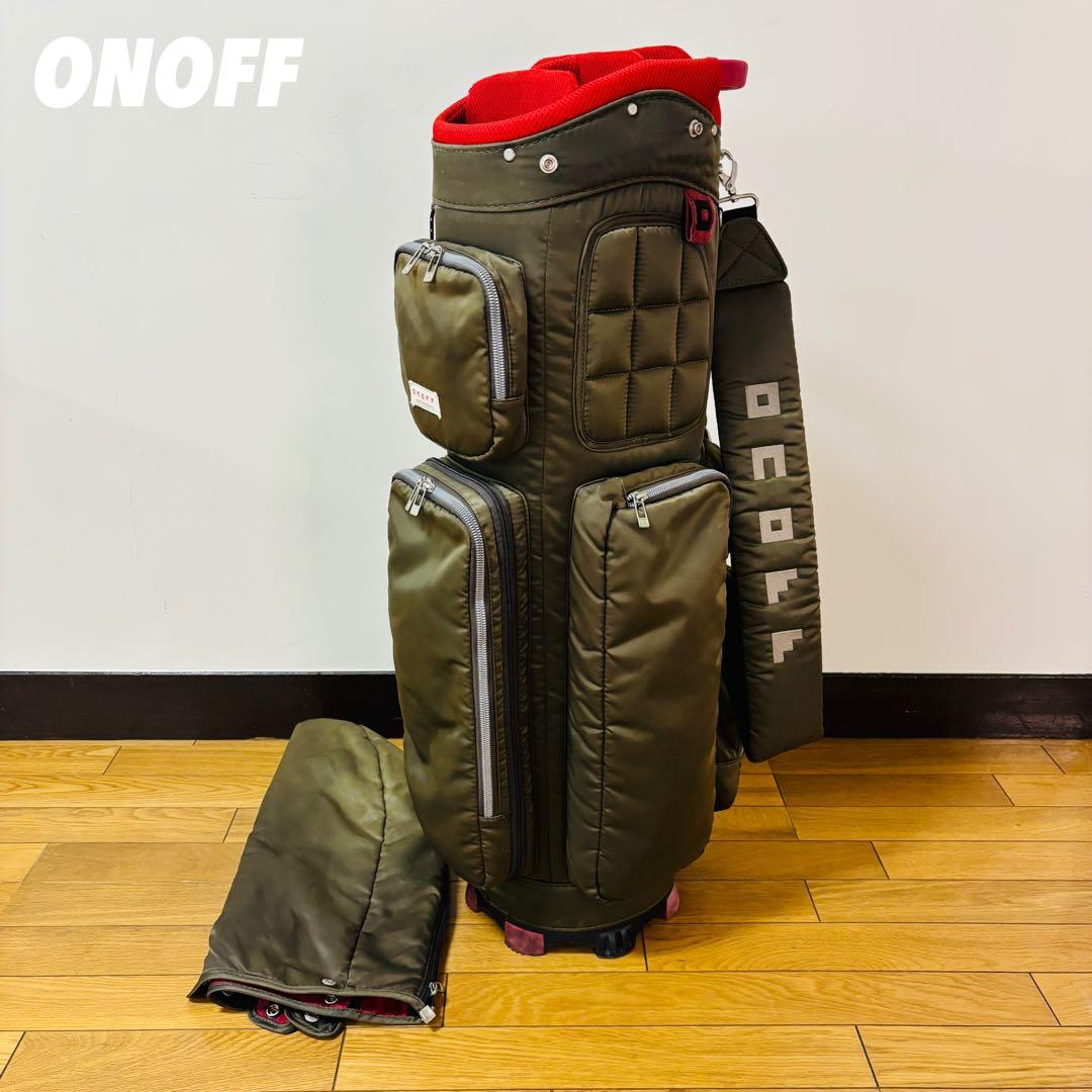 【希少品】　ONOFF キャディバッグ　ゴルフバッグ送料込み
