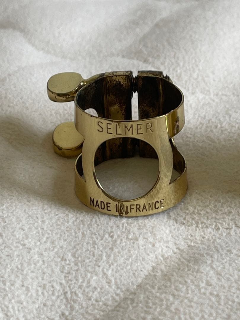 レア　セルマー　ソプラノサックス用　順締め　リガチャー&キャップ 非売品　美品