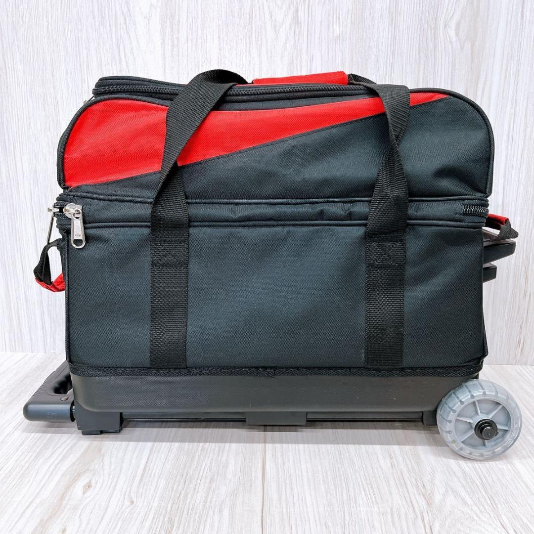 ABS PRO-am 2個入 カートバッグ ボウリング ボール キャリー