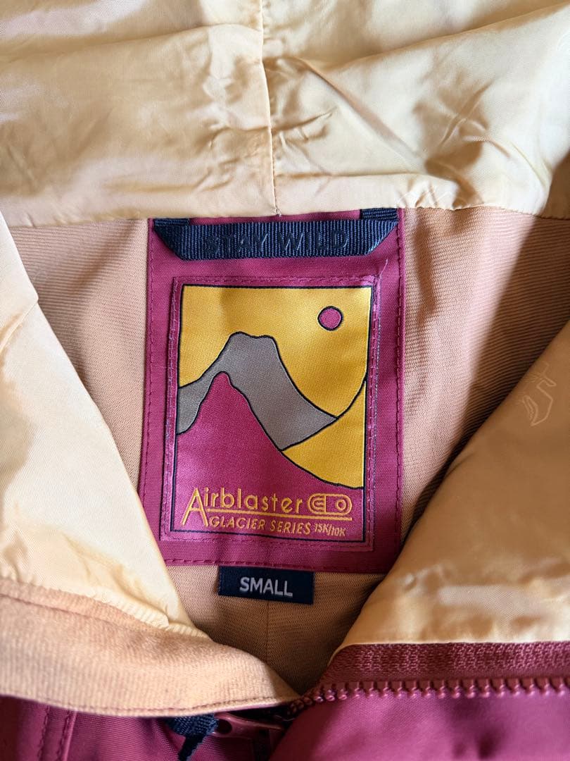 スノーボードウェア ビブパンツ レディース エアブラスター S バーガンディ